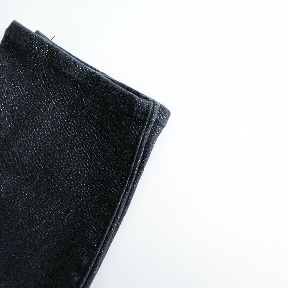 Torrid Premium Women's Sky High Skinny Crop Denim Jeans Black Silver Size 22R - Picture 5 of 12